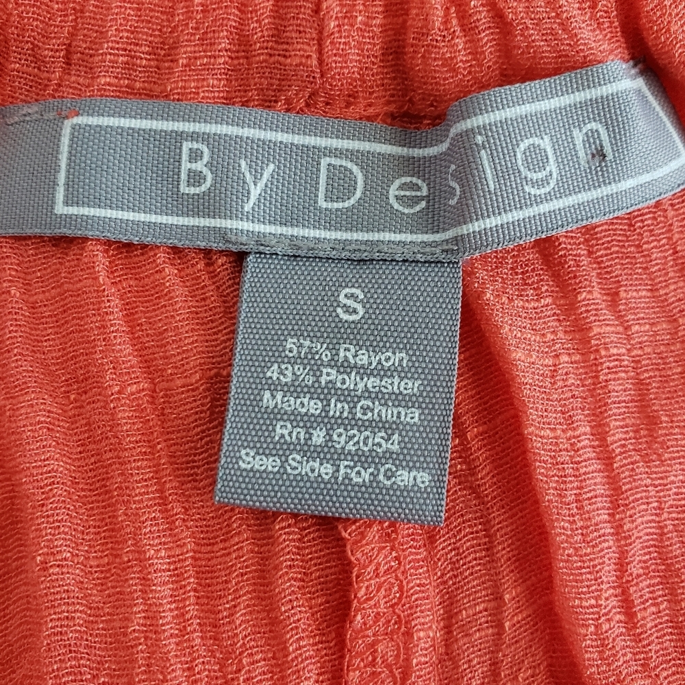 🪻BOGO🪻 By Design Coral Top Size Small Like New - Picture 6 of 8